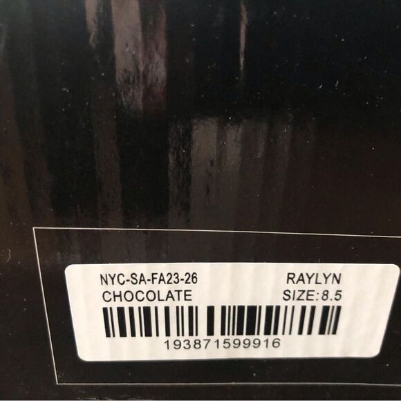 New York & Company Raylan Platform Ankle Boots Chocolate Size 8.5 - Picture 8 of 8